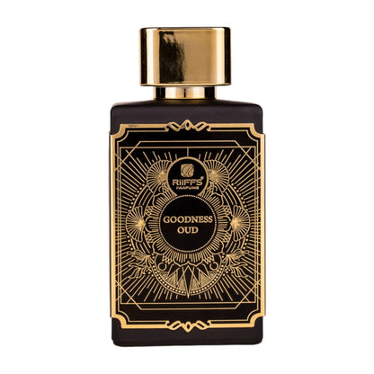 Apa de Parfum Goodness Oud Black, Riiffs, Unisex - 100ml